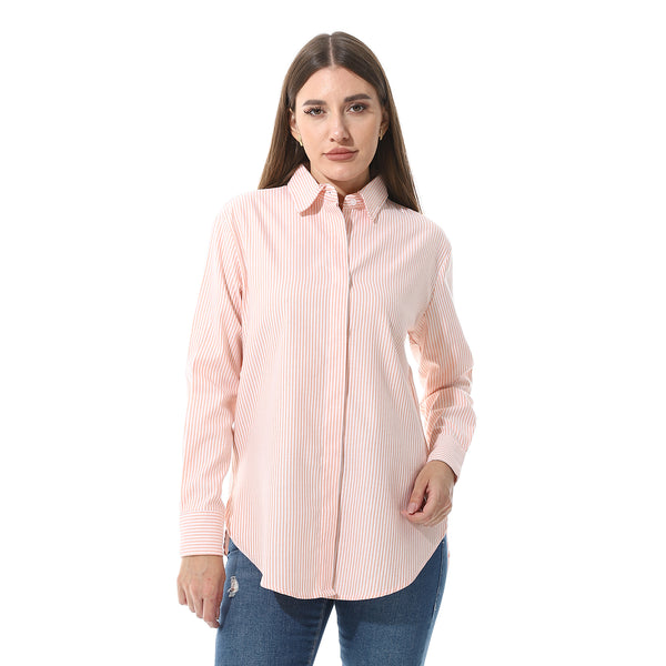 Long_Sleeve_Striped_Chemise_-_Orange_&_White