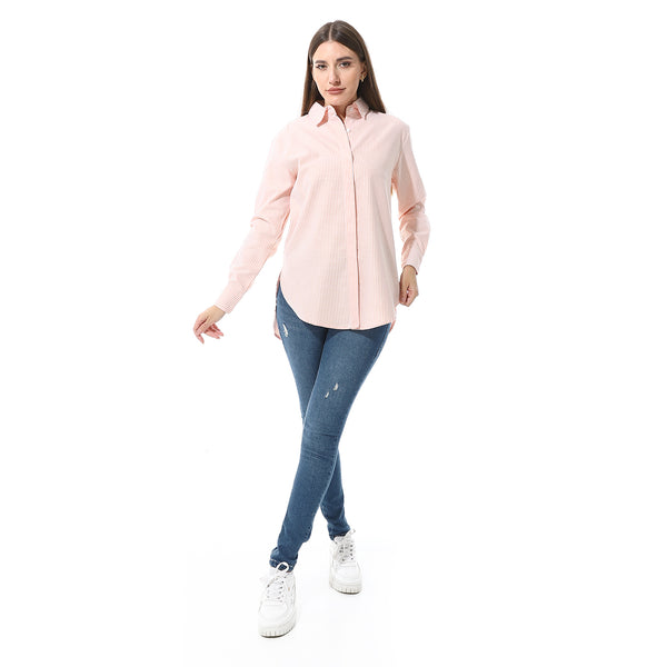 Long_Sleeve_Striped_Chemise_-_Orange_&_White