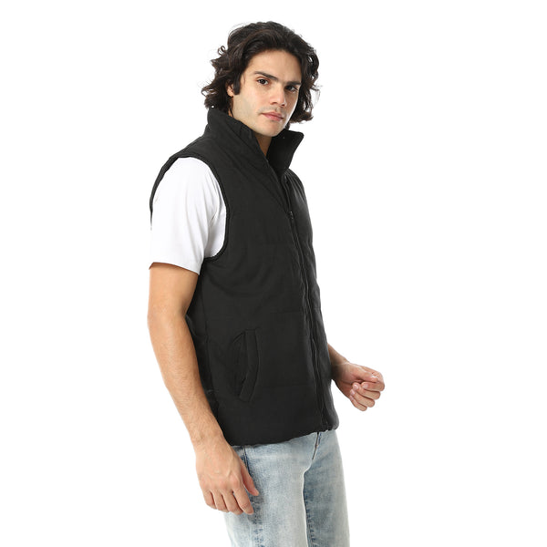 Basic_Turtle_Neck_Bomber_Vest_-_Black