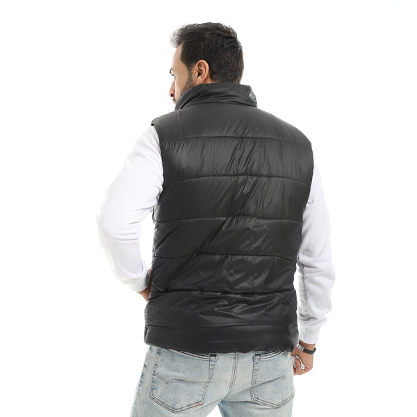 Basic_Turtle_Neck_Bomber_Vest_-_Black