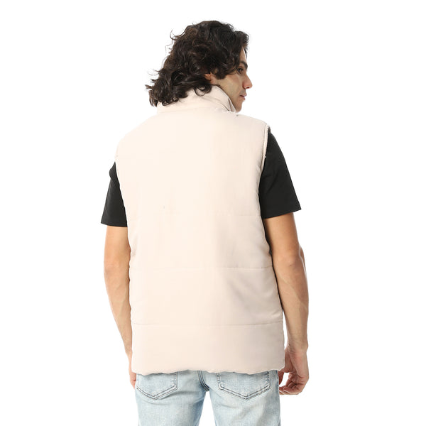 Basic_Turtle_Neck_Bomber_Vest_-_Beige