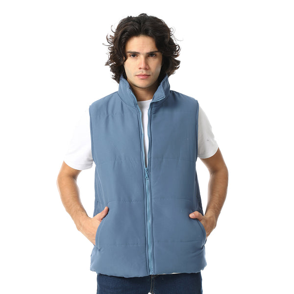 Basic_Turtle_Neck_Bomber_Vest_-_Indigo