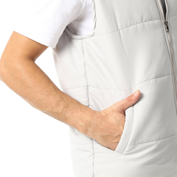 Basic_Turtle_Neck_Bomber_Vest_-_Silver