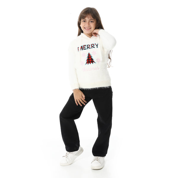 Prominent_Fur__Pullover_For_Girls_-_White