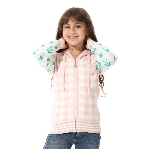 Hoodied_Zipped_Girls__Sweater_-_Sky_Blue
