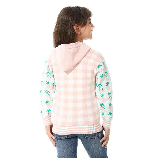 Hoodied_Zipped_Girls__Sweater_-_Sky_Blue