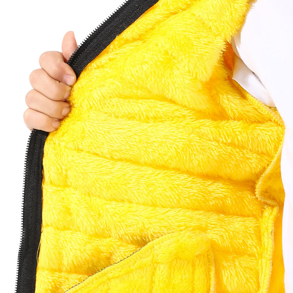 Boy's_Waterproof_Padded_Jacket_With_Fur_-_Yellow