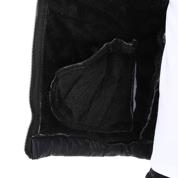Boy's_Waterproof_Padded_Jacket_With_Fur_-_Black