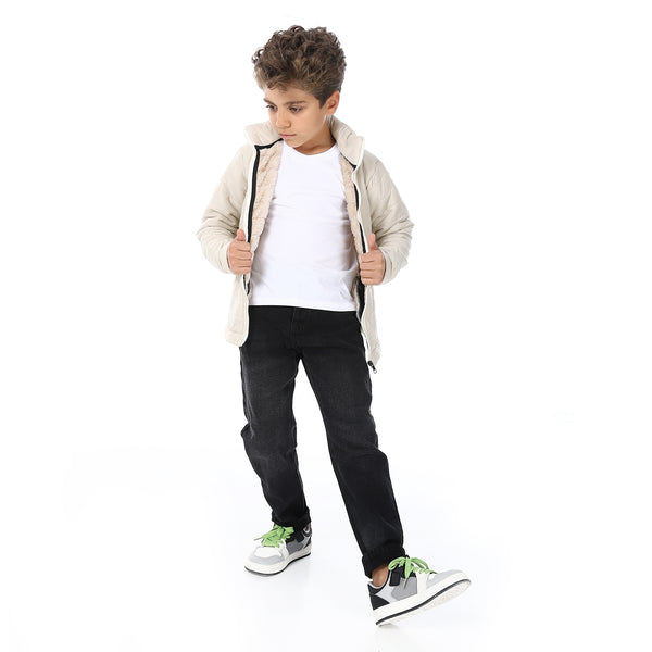 Boy's_Waterproof_Padded_Jacket_With_Fur_-_Light_Beige