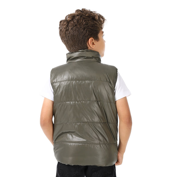 Turtle_Neck_Bomber_Vest_For_Boys_-_Olive