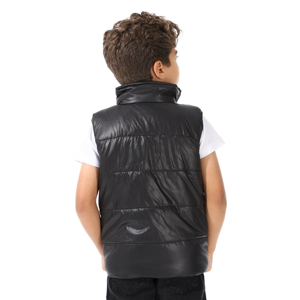 Turtle_Neck_Bomber_Vest_For_Boys_-_Black