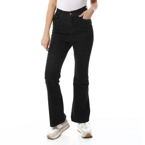 Flare_Leg_Jeans_Pants_Black