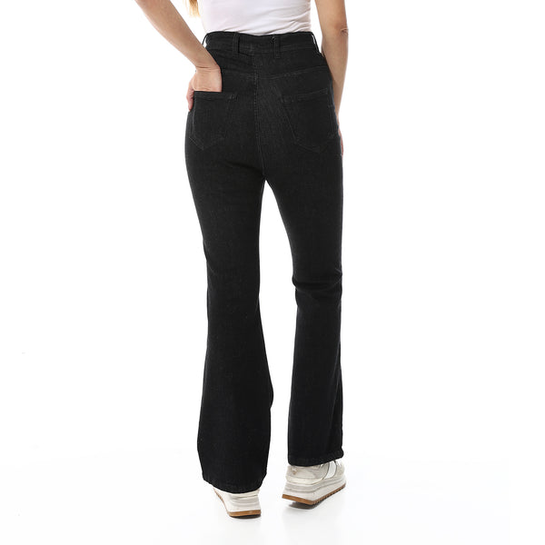 Flare_Leg_Jeans_Pants_Black
