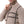 Zip through neck knitted sweater buff beige & black
