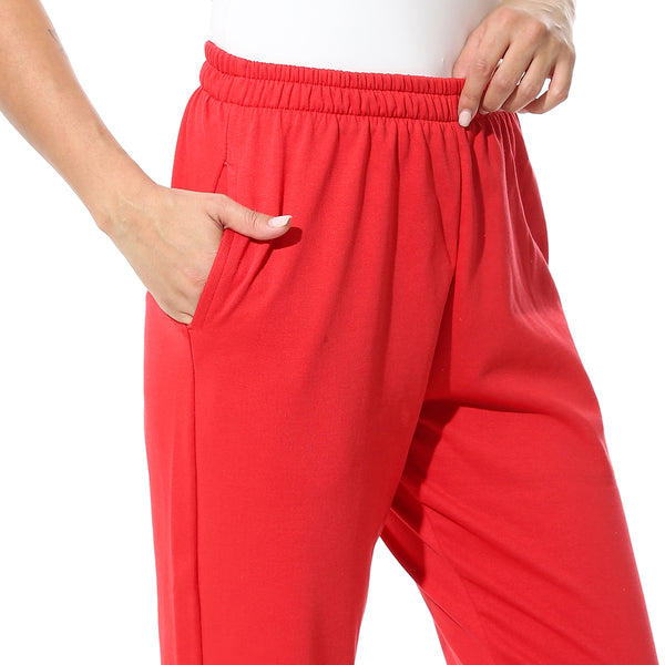 Soft-comfy-sweatpants-Red