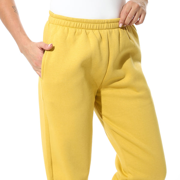 -Winter-Soft-comfy-sweatpants-Mustard