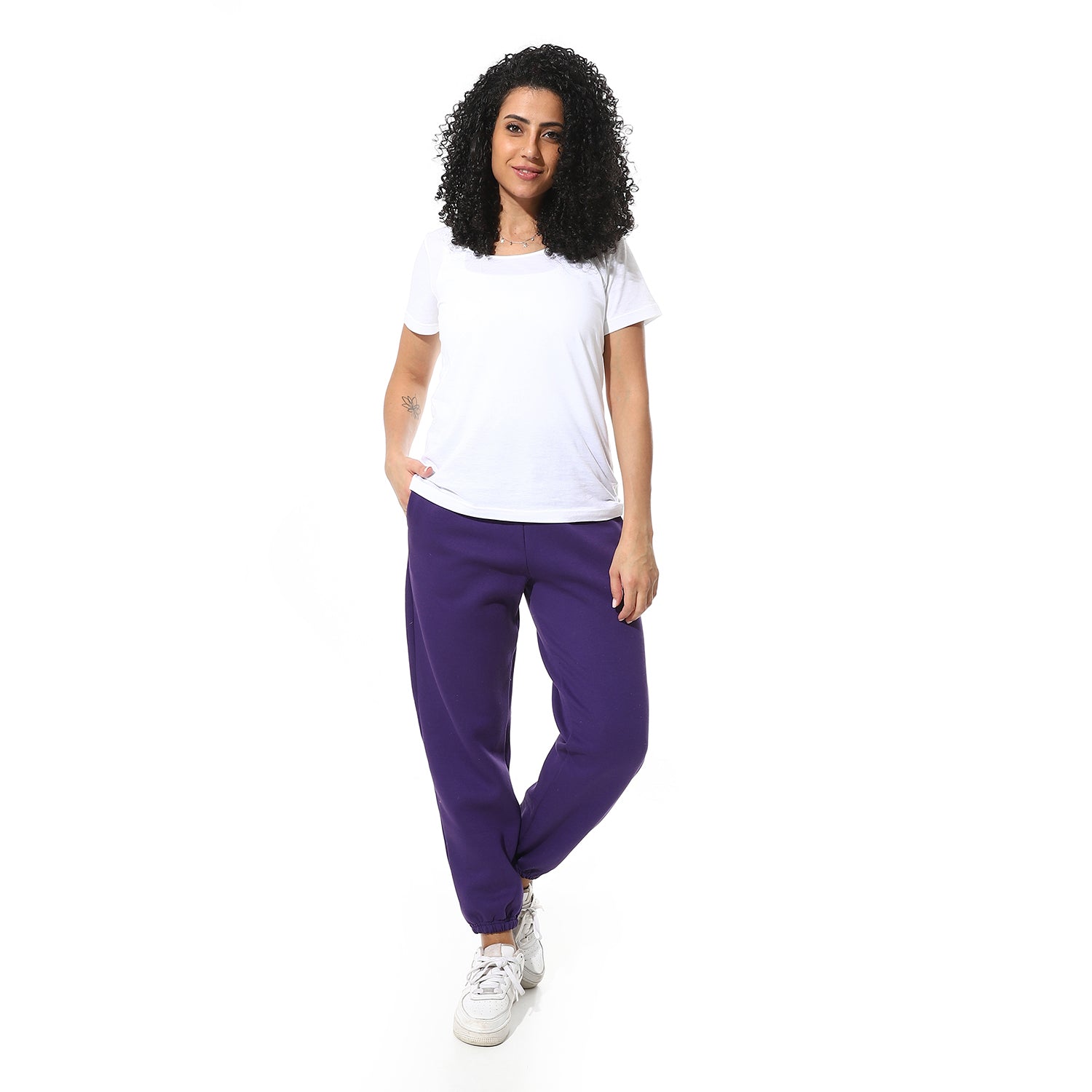 Winter-Soft-comfy-sweatpants-Purple – Andora - Main Image