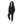 Black-Elastic-Waist-Hooded-Fleeced-Tracksuit
