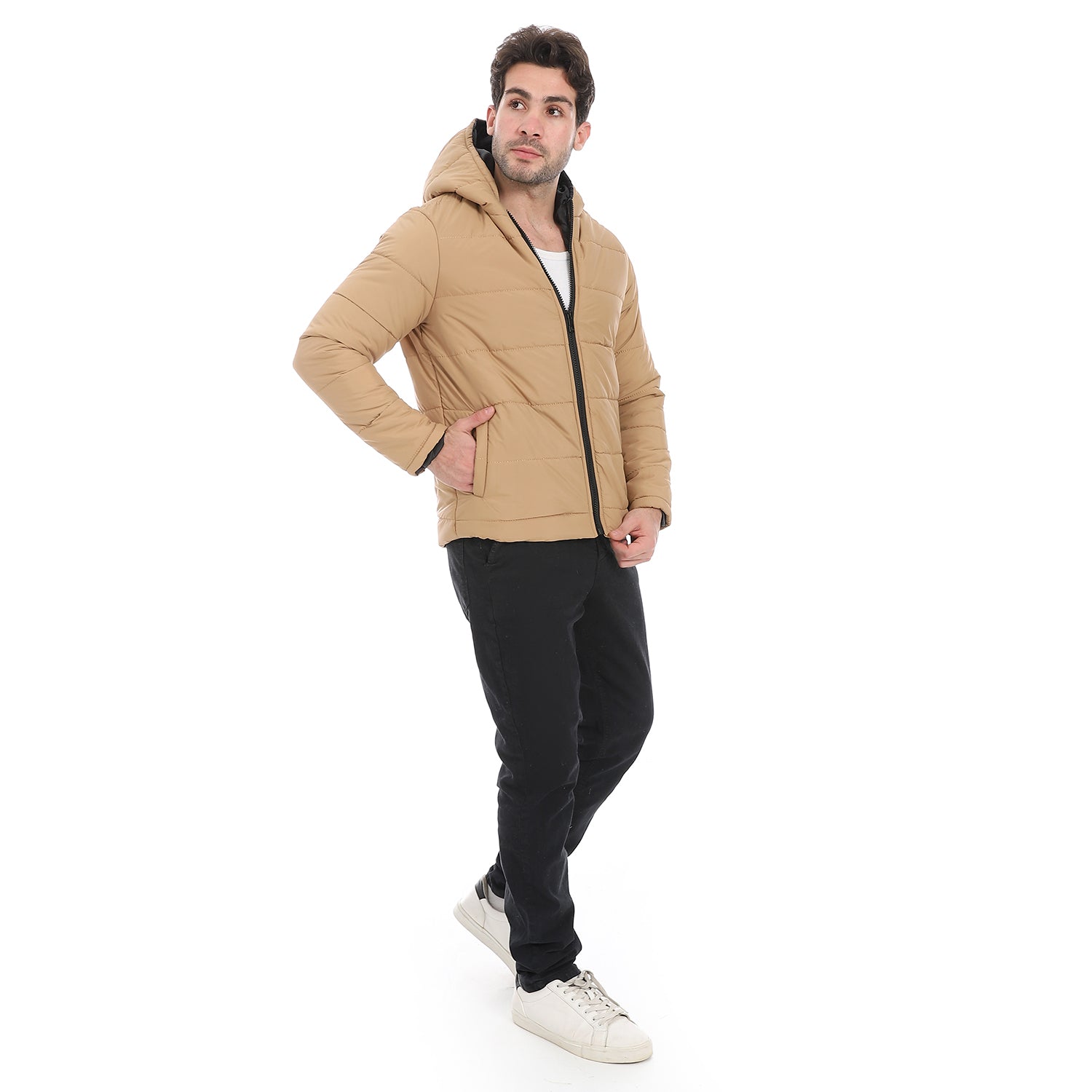Plain_Zipped_Hooded_Jacket_-_Camel