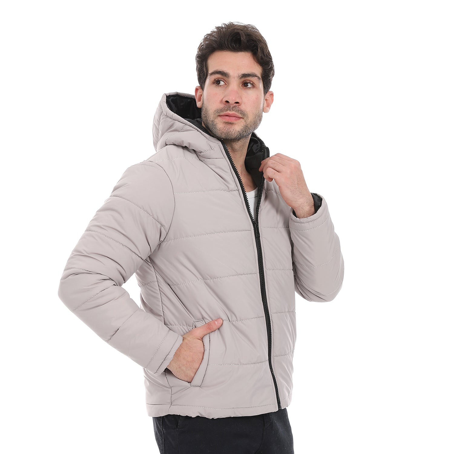 Plain_Zipped_Hooded_Jacket_-_Light Grey