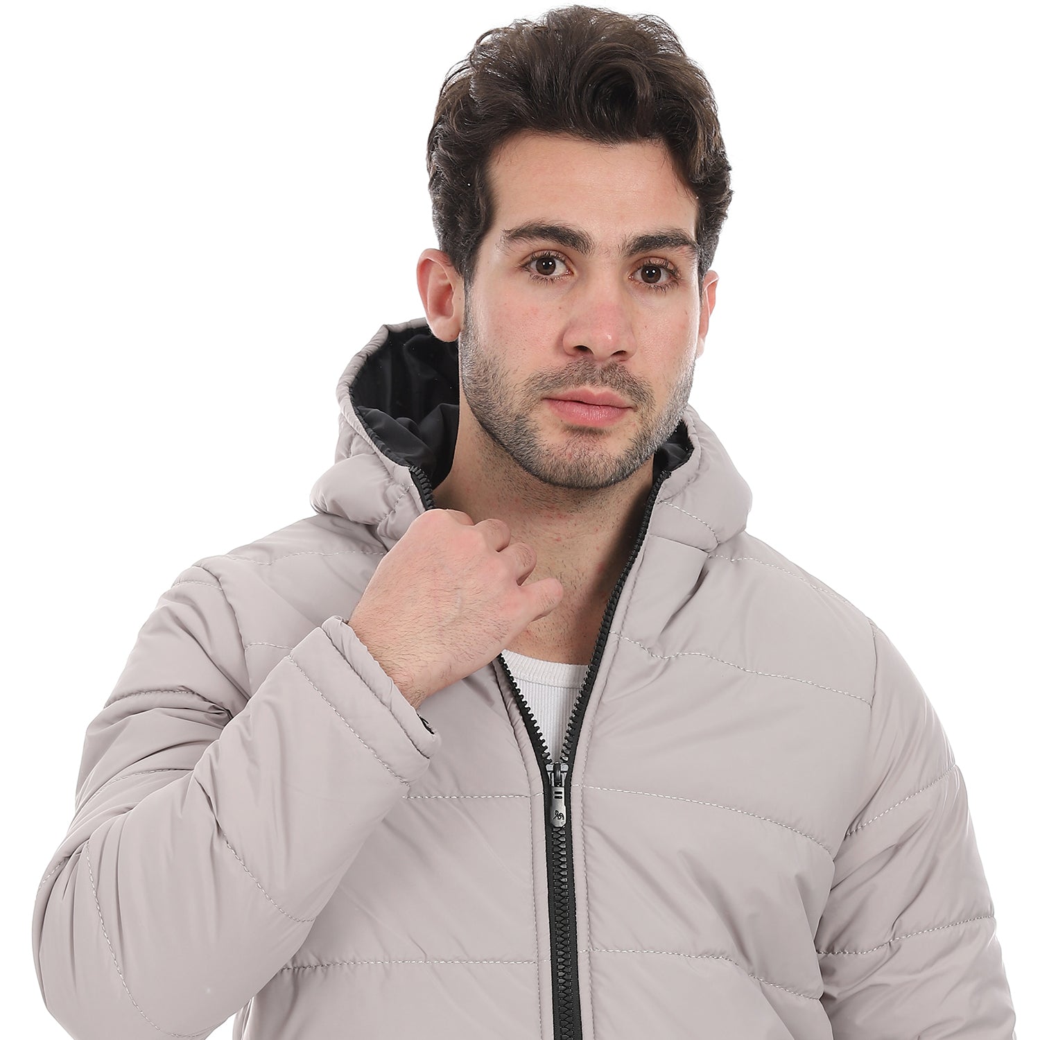 Plain_Zipped_Hooded_Jacket_-_Light Grey