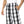 Plaid_Pattern_Elastic_Waist_Pajama_Bottom_-_Black_&_White