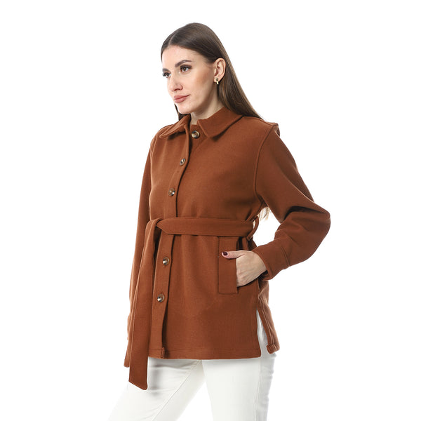 Caramel_Turn_Down_Collar_Gogh_Jacket