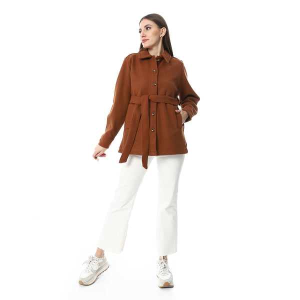 Caramel_Turn_Down_Collar_Gogh_Jacket