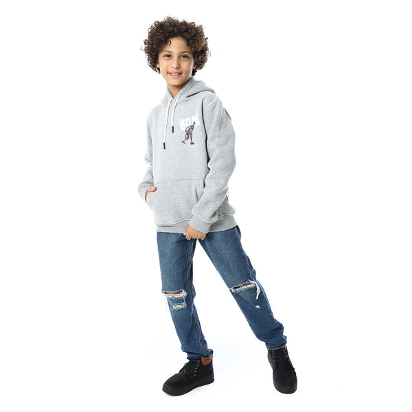 Heather_Grey_Printed_Slip_On_Fleeced_Boys_Hoodie