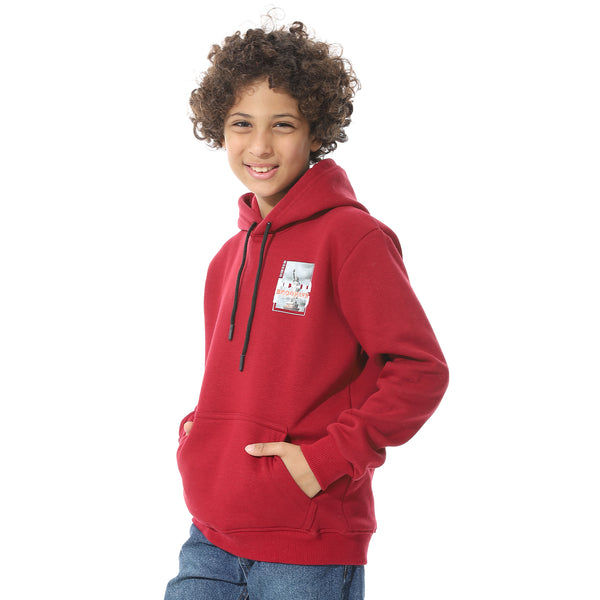 Boys_Printed_Dark_Red_Long_Sleeves_Hoodie