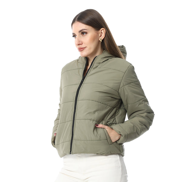 Hooded_Plain_Puffer_Jacket_-_Olive