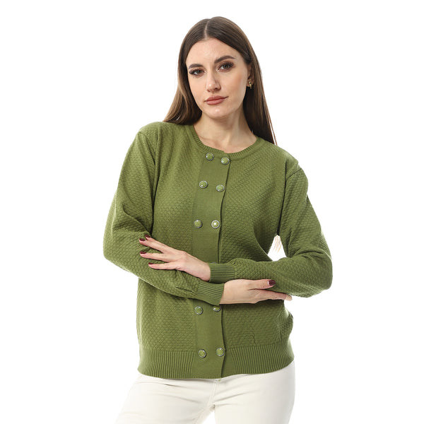Olive_Stitched_Pullover_With_Long_Sleeves