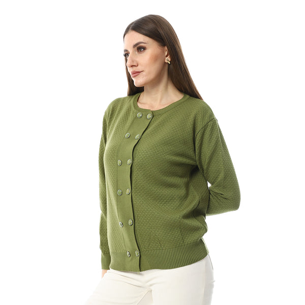 Olive_Stitched_Pullover_With_Long_Sleeves