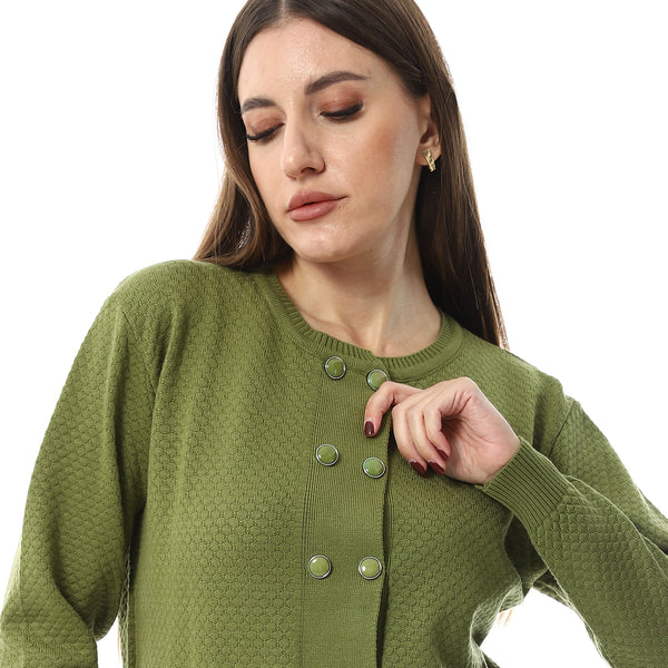 Olive_Stitched_Pullover_With_Long_Sleeves