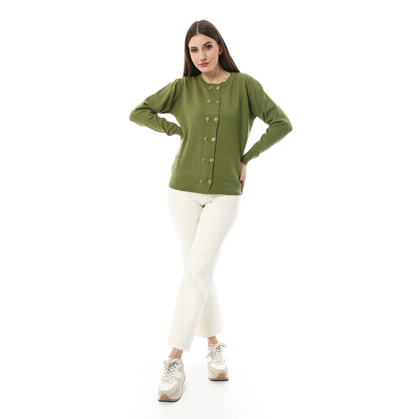 Olive_Stitched_Pullover_With_Long_Sleeves