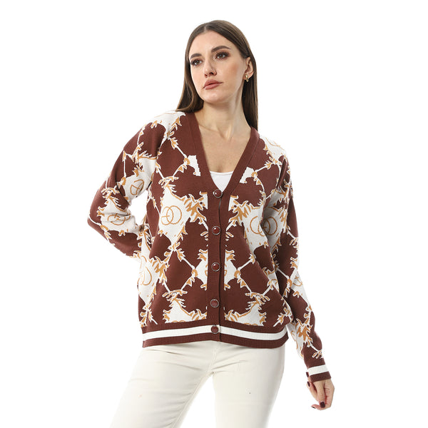 Brown _Stitched_Pullover_With_Long_Sleeves