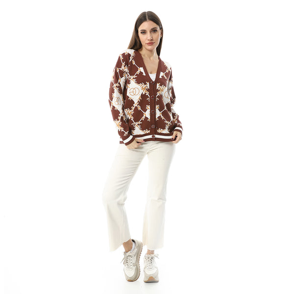 Brown _Stitched_Pullover_With_Long_Sleeves