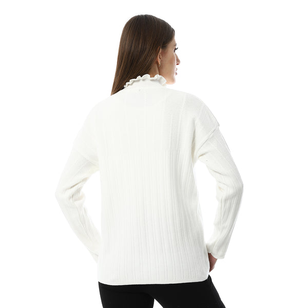 Mock_Neck_Mulit-Pattern_White_Pullover