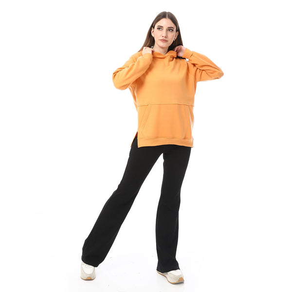 Plain_Hoodie_With_Kangaroo_Pockets_-_Light_Orange