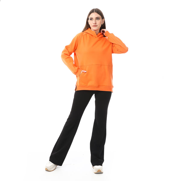 Plain_Hoodie_With_Kangaroo_Pockets_-_Orange