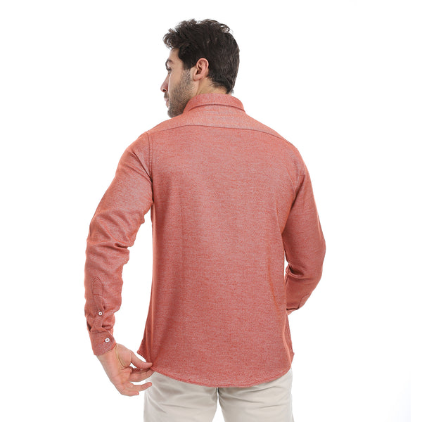 Classic_Heather_Dark_Orange_Long_Sleeves_Shirt