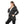 MELANG_Plaid_Wrap_COAT_-_Black