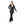 MELANG_Plaid_Wrap_COAT_-_Black
