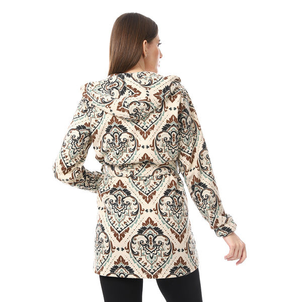 Hooded_Patterned_Wrap_COAT_-_Multicolour