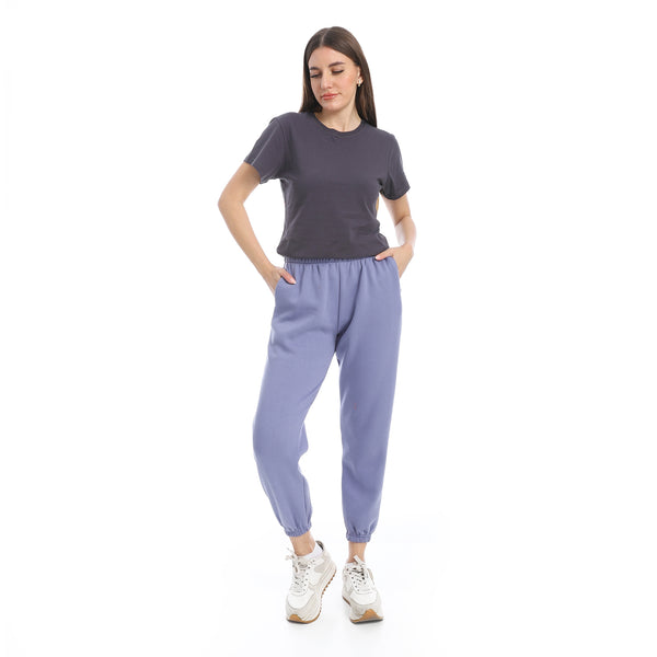Light_Purple_Melton_Elastic_Sweatpants