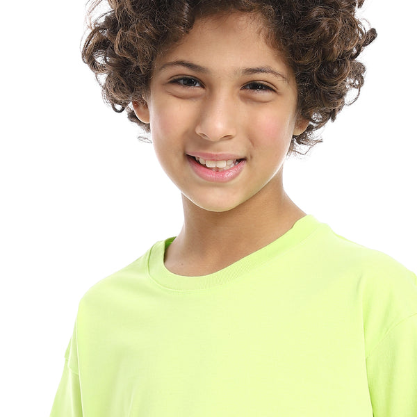 Crew_Neck_Basic_Boy's_T-Shirt_-_Lemon
