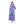 Patterned_Long_Sleeve_Women_Dress_-_Royal_Blue_&_White