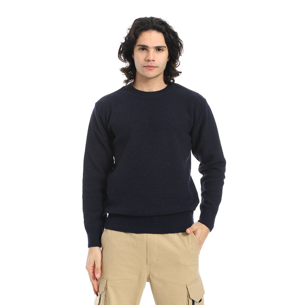 Premium_Knitted_Pullover_-_Navy