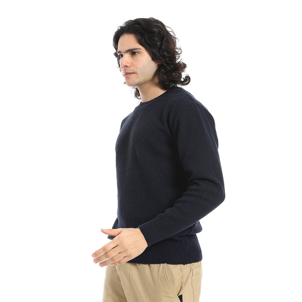 Premium_Knitted_Pullover_-_Navy