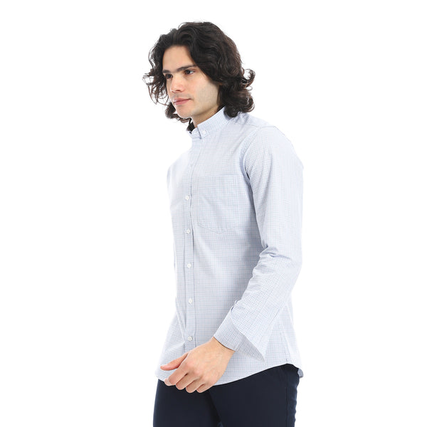 Oxford_Grid_Classic_Shirt-_Baby_Blue_&_Black